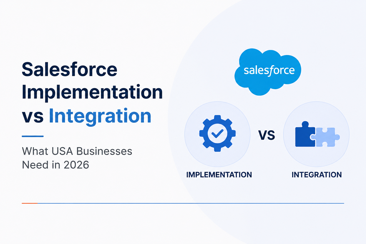 salesforce implementation vs integration USA